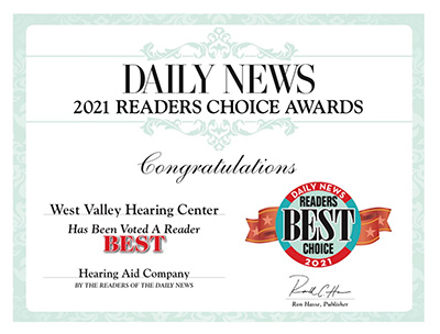 Daily News 2021 Readers Choice Best Hearing Aid Company